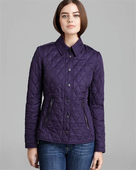 purple burberry jacket